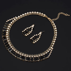 Chunky Crystal Choker Necklace & Pendant Jewelry for Women