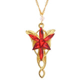 Crystal Evening Star Pendant Necklace - Twilight Star Jewelry