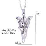 Crystal Twilight Star Pendant Necklace Women Jewelry