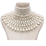 Pearl Wedding Dress Shoulder Chain Necklace