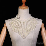 Pearl Wedding Dress Shoulder Chain Necklace