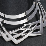 Chocker Torques Necklaces Statement Chain Collar F1199