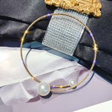 Pearl Rhinestone Choker Necklace Women Jewelry