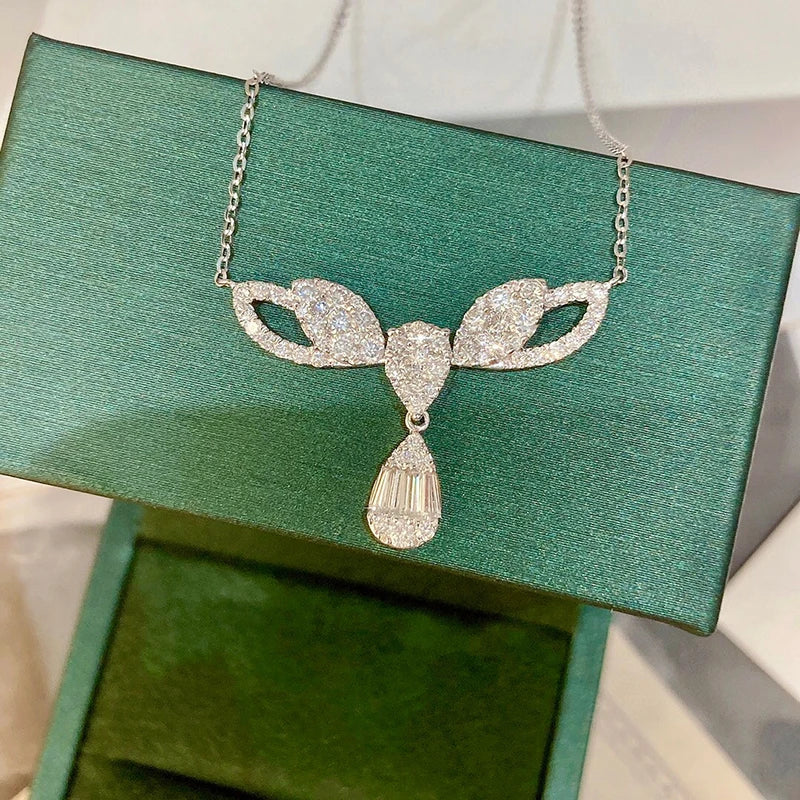 Zircon Geometric Necklace for Women