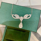 Zircon Geometric Necklace for Women