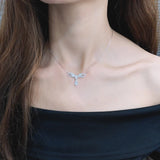 Zircon Geometric Necklace for Women