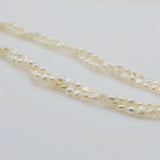 Natural Pearl Necklace Double Layer Engagement Jewelry