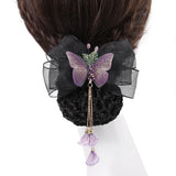 Net Bag Butterfly Hair accessories Women Nurse Hair Net Hairpin