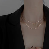 925 Silver Bead Pendant Necklace for Women