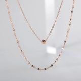 925 Silver Bead Pendant Necklace for Women