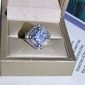 925 Silver Geometric Zircon Jewelry Set for Prom