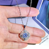 925 Silver Geometric Zircon Jewelry Set for Prom