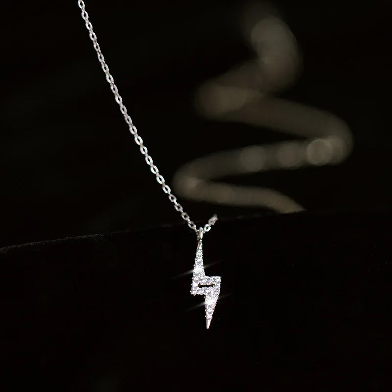 925 Silver Lightning Necklace Chain Wedding Jewelry