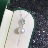 925 Silver Pendant Base Settings for Pearl Crystal Jade Agate