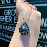 925 Silver Pearl Pendant Necklace Wedding Gift