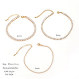 Zircon Ankle Bracelet Anklet Women Gift Foot Chain 3 Sizes