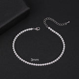 Zircon Ankle Bracelet Anklet Women Gift Foot Chain 3 Sizes