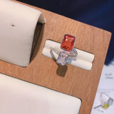 Geometric CZ Women's Ring R-250
