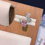 Geometric CZ Women's Ring R-250