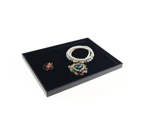 Jewelry Tray Storage Box Rings Earrings Necklaces Holder Bracelets Stand