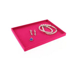 Jewelry Tray Storage Box Rings Earrings Necklaces Holder Bracelets Stand