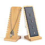 Bamboo Necklace Holder Pendant Hanging Organizer Board