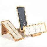 Bamboo Necklace Holder Pendant Hanging Organizer Board