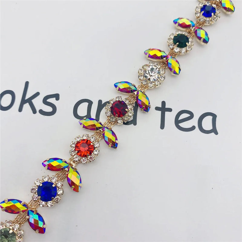 Colorful Crystal Rhinestone Headband for Women