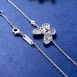 925 Silver Butterfly Pendant Necklace Adjustable