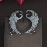 Feather Shape Multicolor Women Ear Cuff Earring Brincos Punk Style