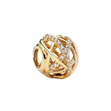 Sterling Silver Cutout Round Charm Collection for Diy Party Jewelry