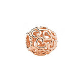Sterling Silver Cutout Round Charm Collection for Diy Party Jewelry