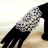 Rhinestone Married Hand Bracelet Wedding Jewelry Accessories Armlet Chain