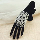 Rhinestone Married Hand Bracelet Wedding Jewelry Accessories Armlet Chain