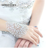 Rhinestone Married Hand Bracelet Wedding Jewelry Accessories Armlet Chain