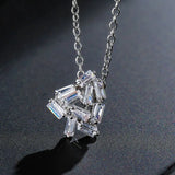 Small Fresh Mini Triangle Pendant Bridal Party Jewelry