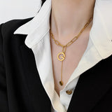 Letter Pendant Necklace Charm Alphabet Necklaces for Women Jewelry