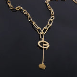 Letter Pendant Necklace Charm Alphabet Necklaces for Women Jewelry