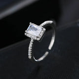 Love Star Irregular Ring Zirconia Stone Open Ring