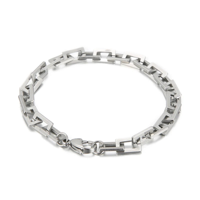 Personality Stainless Steel Hip Hop Bracelet