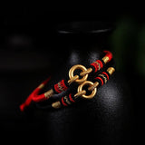 Safe Buckle Red Rope Bracelet Charm Bracelet For Women Men
