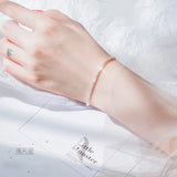 925 Sterling Silver Gypsophila Adjustable Bracelet Women Jewelry