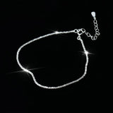 925 Sterling Silver Gypsophila Adjustable Bracelet Women Jewelry