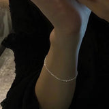 925 Sterling Silver Gypsophila Adjustable Bracelet Women Jewelry