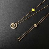 Smiling Face Necklace Sweet Summer Jewelry Beach Party Necklaces