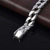 Stainless Steel Charm Bracelet Men Vintage Totem Mens Bracelets Male Jewelry