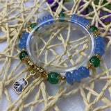 Bohemia Natural Stone 5x8mm Aquamarine Bracelet