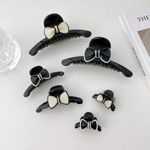Korea Women Bowknot Hair Claw Clips Hair Clamps Accessories