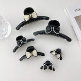 Korea Women Bowknot Hair Claw Clips Hair Clamps Accessories