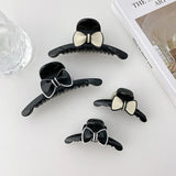Korea Women Bowknot Hair Claw Clips Hair Clamps Accessories